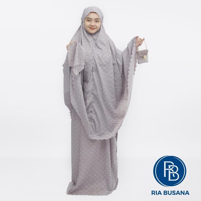 Ria Busana - Elnia - Mukena Traveling Mini Parachute Motif Abstrak Art.  ELYA-TRAVELINGLASER