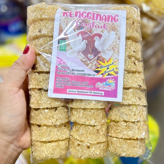 RENGGINANG LORJUK MERPATI PINK KEMASAN 400gr / RENGGINANG LORJUK MERPATI KHAS MADURA