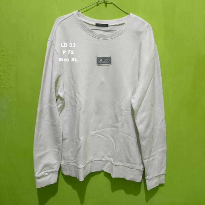 Sweater Crewneck GUESS Putih