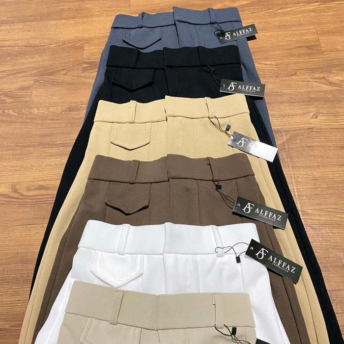 ALFFAZ.collection- Celana Wanita Oro Pants Panjang Standar Kulot Knit Highwaist Bawahan Cewe TERLARI