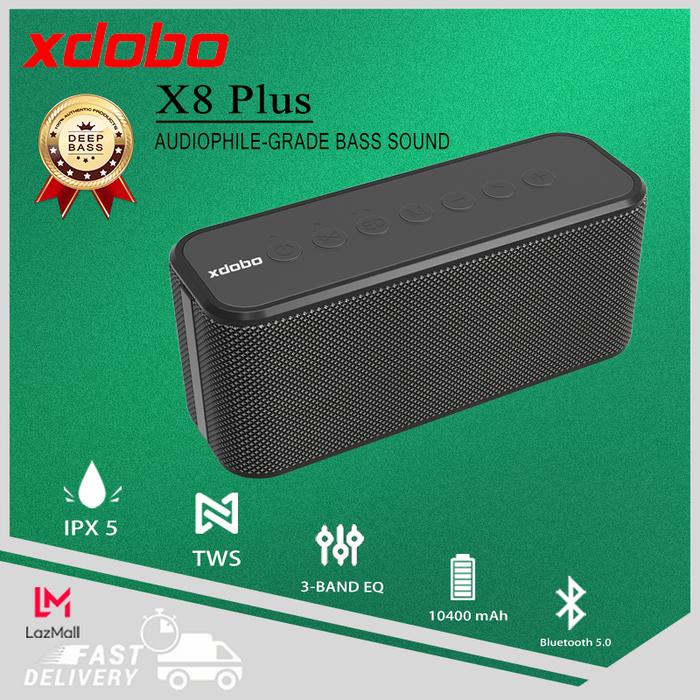 XDOBO X8 Plus Speaker Bluetooth Nirkabel Portabel 80W BT5.0 TWS