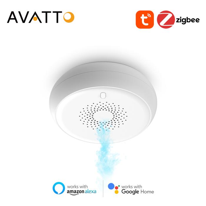 AVATTO Tuya Zigbee Gas Leak Detector,Smart Natural Gas Sensor Alarm