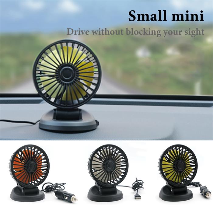 5V USB Cooling Fan 12 V 24V Cooling Fan For Car Truck Cigarette