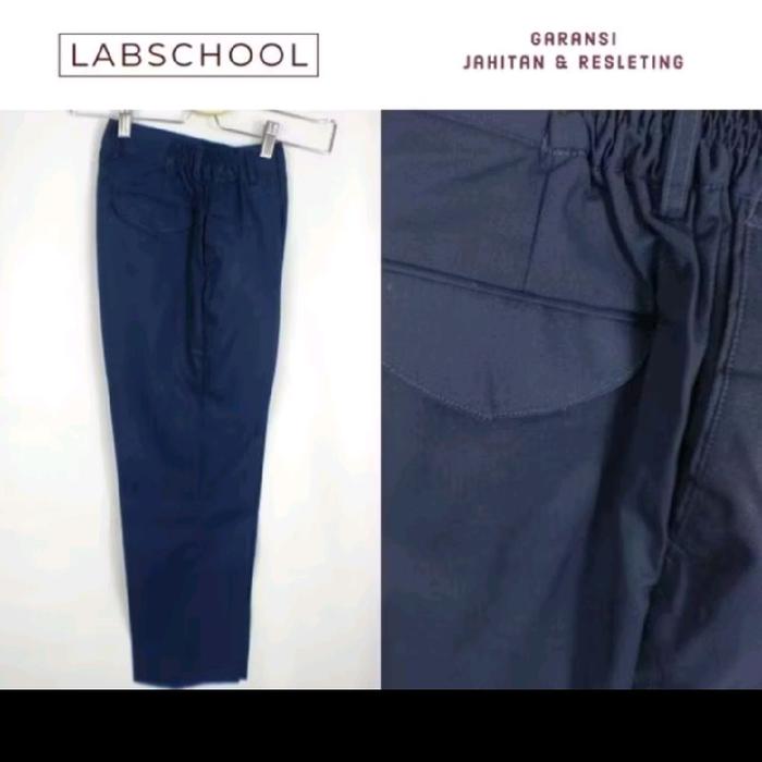 Celana Panjang SMP Labschool Pria, Biru Labschool, Coklat Labschool, Cream Labschool (akan tersedia 