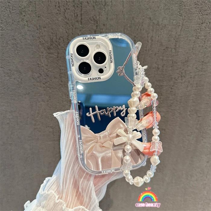 Case Mirror Cartoon animals Cassing lucu Soft case Hologram Untuk IPhone 11 12 13 14 15 PRO MAX 6 7 