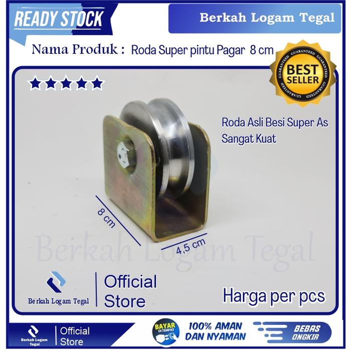 Roda Pagar super 8 cm roda pagar roda gerbang berkualitas