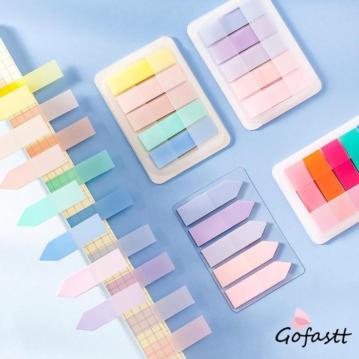 [COD]sticky note / Simple Note Set Memo Notes Index Mark Sticky Note Decorative Stickers G