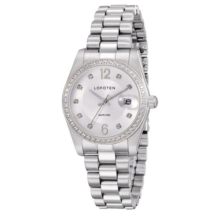 Jam Tangan Wanita Lofoten 2323L Fashion Cewek Analog Rantai All Stainless  Original