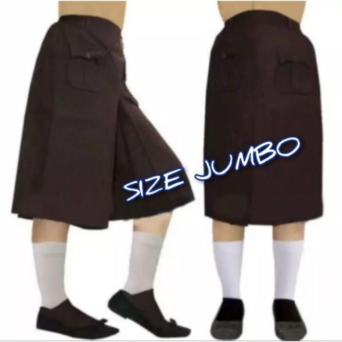 H✉2O *R3@Dy* Size Jumbo Rok Pramuka Celana Kulot Pendek Sd Smp Sma Size P♥1H