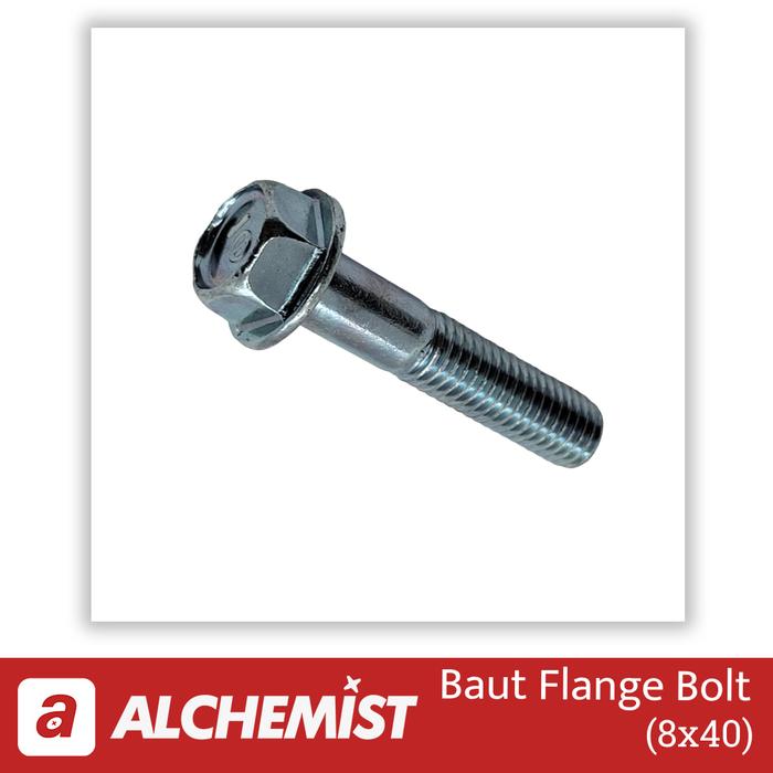 Baut Flange 8x40 Motor Bebek Universal Semua Merk / Baut Flange 8x40 Motor Matic Universal