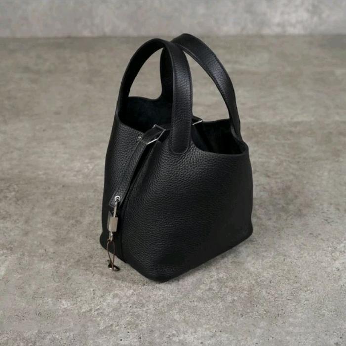 Hermes picotin 18 black phw bag 100% original