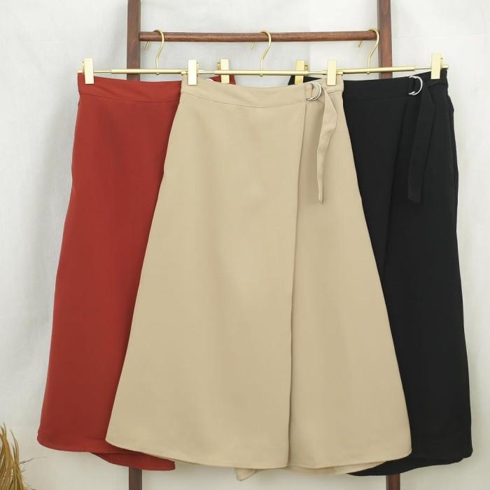 Teratas RC392 GU By UNQ Wide-Leg Cullotes Skirt Pants