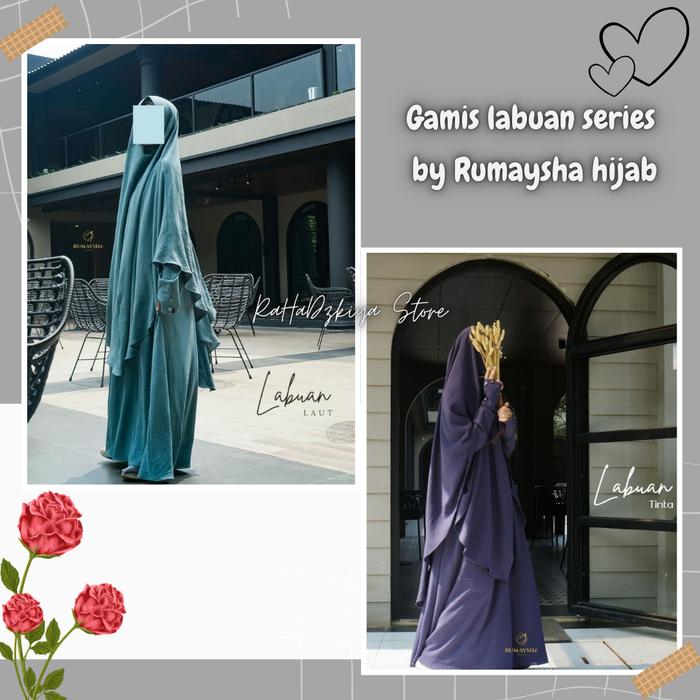 Gamis Set dewasa labuan series by rumaysha hijab