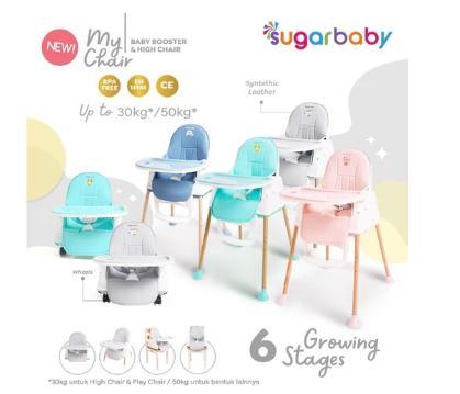 Sugar Baby My Chair Baby Booster and High Chair - BLUE
