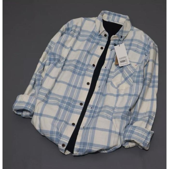 Twenty Six Kemeja Flanel unisex Flanel Pria Flanel Wanita Kemeja Gratis Ongkir Kemeja kasual Kemeja 