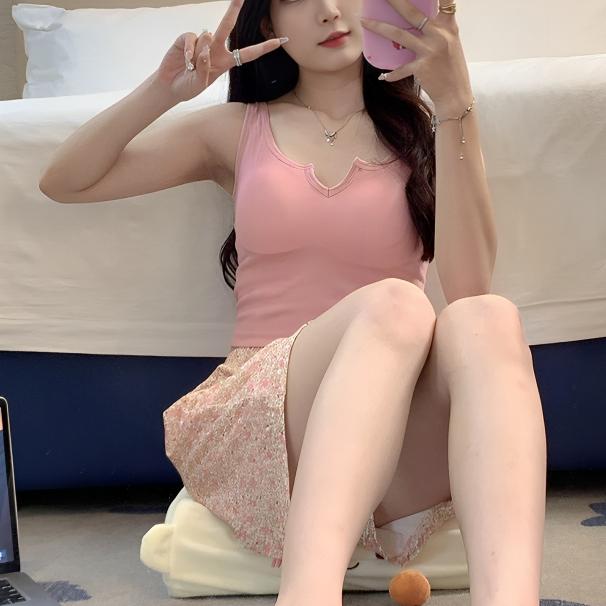 Stelan Piyama Baju Tidur Wanita Celana Pendek Atasan Tank Top Hot Short Pants STTP