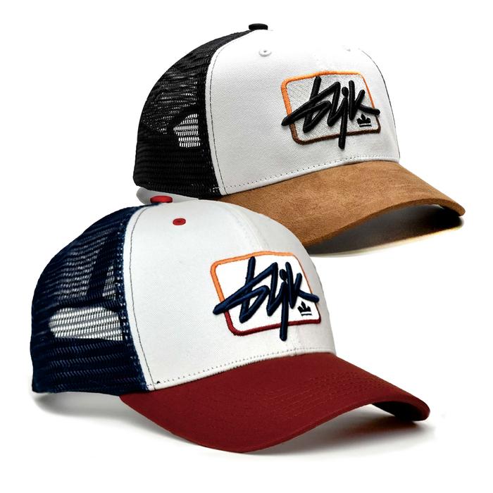 BLJK Blackjack Topi Trucker White Stuss TP175