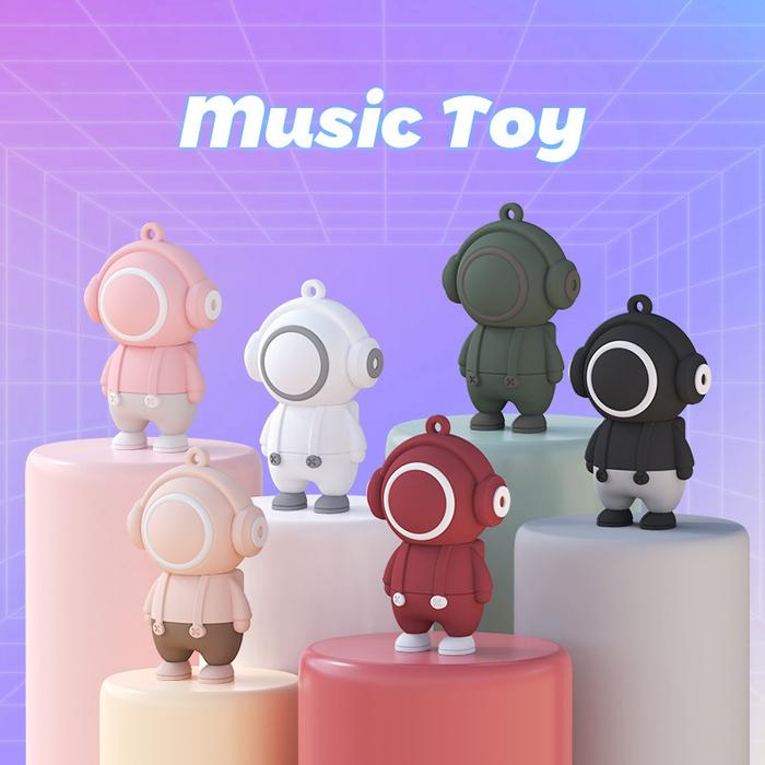 Cute U Disk Wholesale Musician-Shaped PVC Doll U Disk Pad Printing