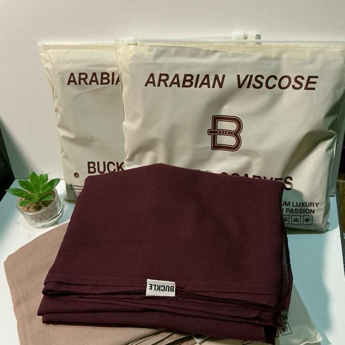 Pashmina Arabian Viscose by Buckle Scarves Free Pouch. Jilbab | Kerudung