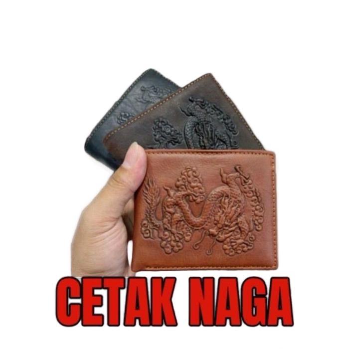 DOMPET KULIT GAMBAR HEWAN dari anton hilmanto. dompet lipat dua pria bahan kulit asli berkualitas do