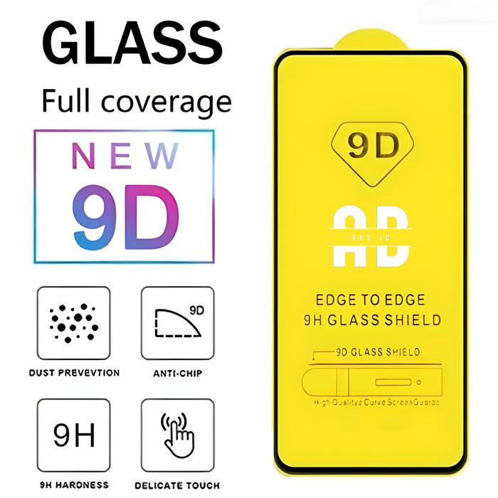 ABS - EMPERED GLASS 9D TECHNO SPARK FULL LEM INFINIX HOT 9 PLAY 10 PLAY HOT 10S HOT 11 Smart 5 Smart