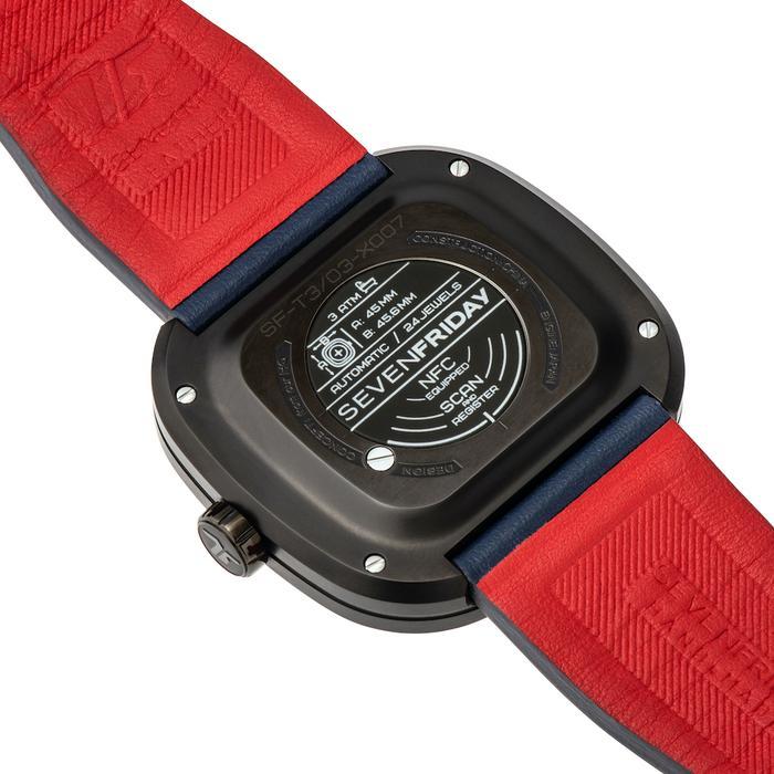 SEVENFRIDAY T3/03 Official Jam Tangan Pria Biru Hitam T-Series