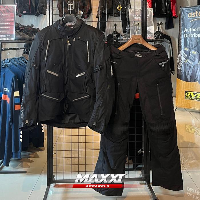 Jaket & Celana Riding Satu Set | Clover Black | Jaket & Celana Riding | Original Clover