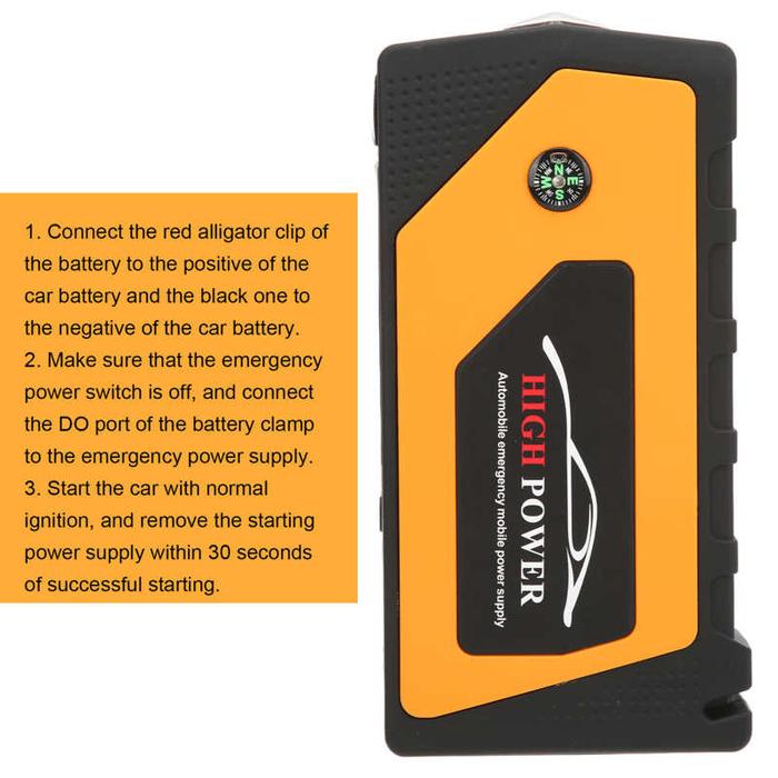 Jump Starter Jump Booster Mobil Operasi Aman Multifungsi untuk