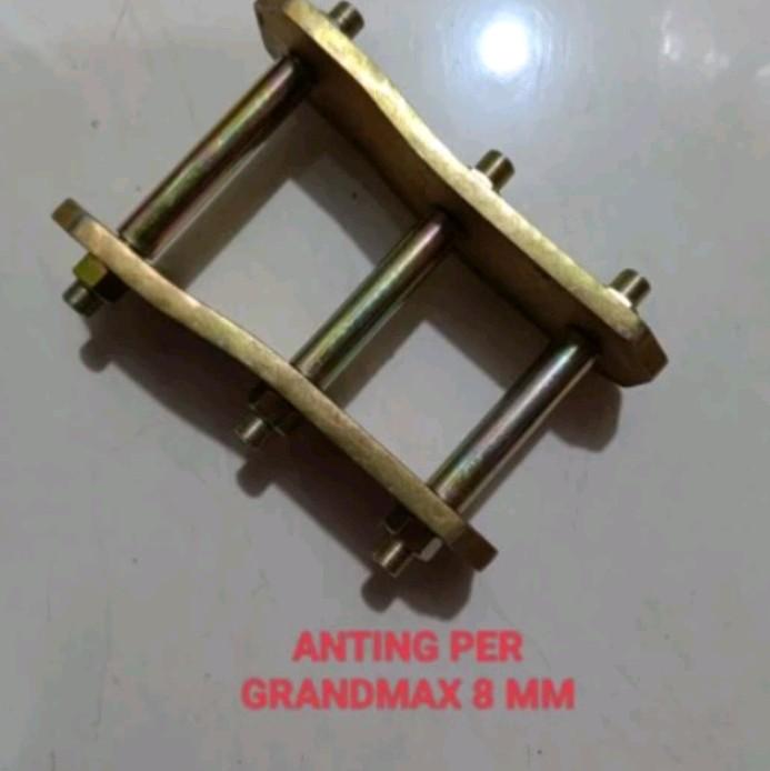 SPRING SHACKLE ANTING PER ROBAHAN BODY GRANDMAX (8MM CHROME), HARGA PER 1 PCS