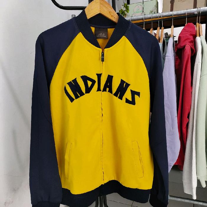 Jaket Tracktop MLB Indians Original