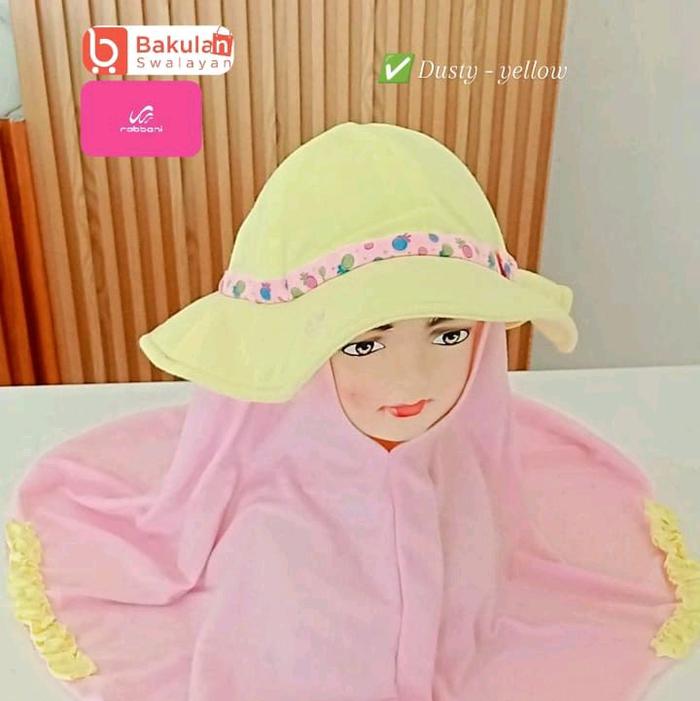 Sale | Kerudung anak Rabbani Ori_ Bani Krukid Kamilla_ Diskon 50%