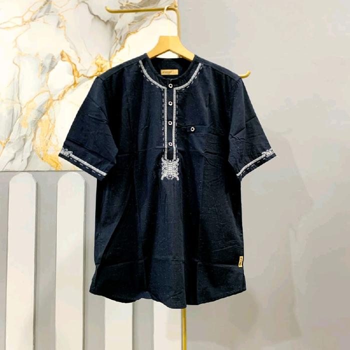 Koko Songket Dewasa Lengan Panjang Premium Lebaran 2025 // Koko Lengan Pendek Al-Zabbar