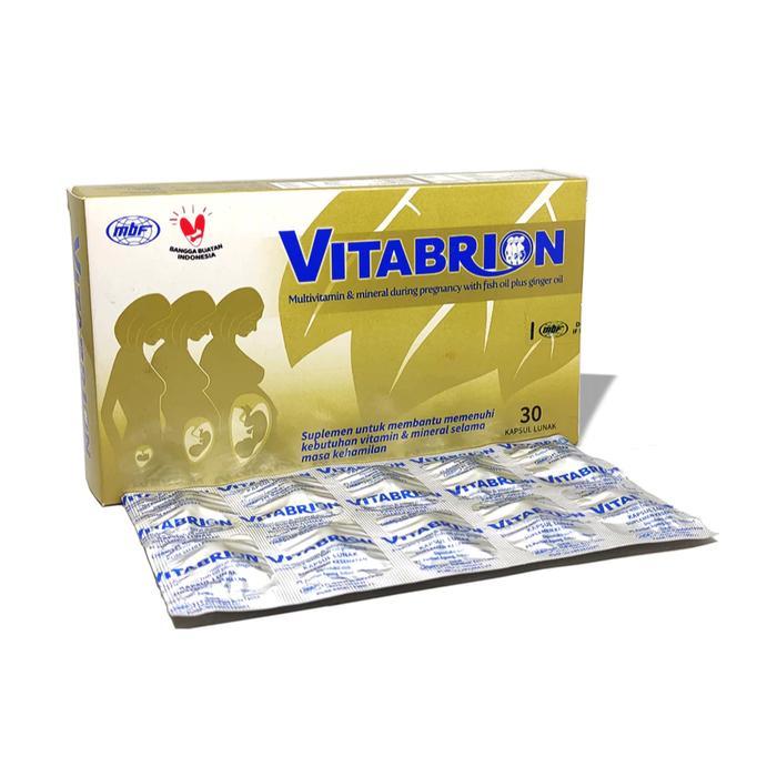 PROMO GUYS Vitabrion Box 30 Kapsul Suplemen Ibu Hamil - Vitamin Ibu Hamil PREMIUM