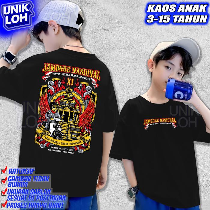 Kaos ANAK Jambore Nasional - Ikatan Astrea Grand Indonesia - Kaos Astrea Grand - Apparel Jambore Nas