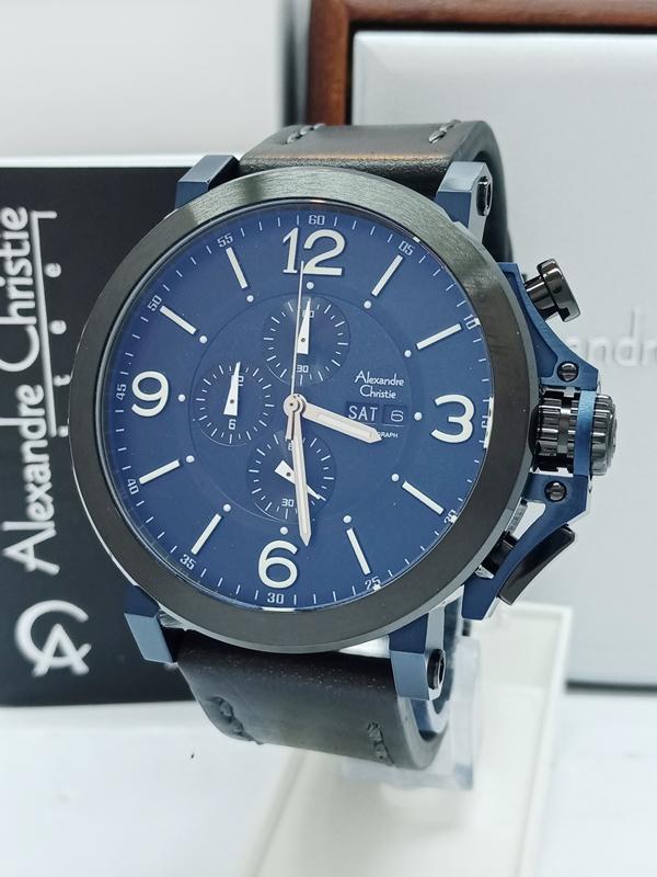 jam tangan pria alexandre christie original AC 6281 MC BLBEBL