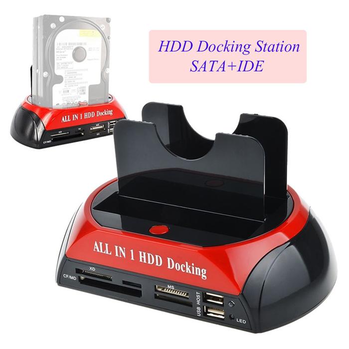 HDD Docking Station with Multi Card Reader Slot for HDD Enclosure