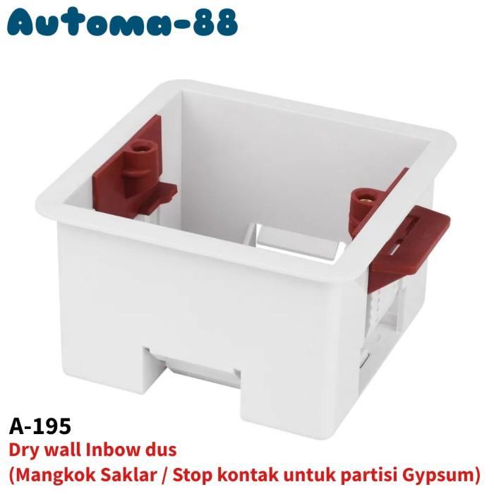 A-195 Inbow Dus kotak untuk Gypsum Box Kotak Saklar Stop Kontak untuk dinding Partisi gipsum gipsun 
