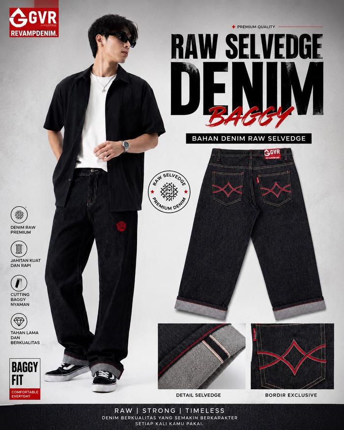 Denim Salvage gombrong / demim salvage / salvage gombrong / denim pria / denim kekinian / denim gomb