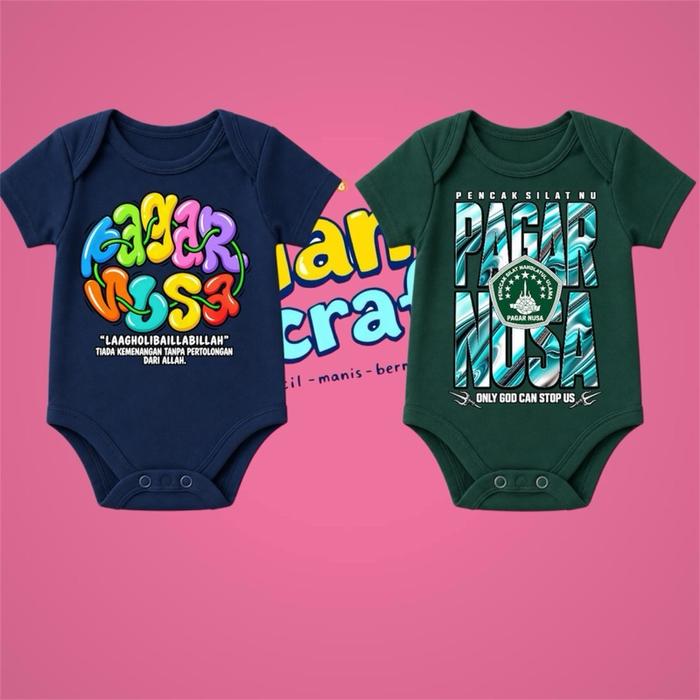 ROMPER BAYI PAGAR NUSA BAJU BABY PN