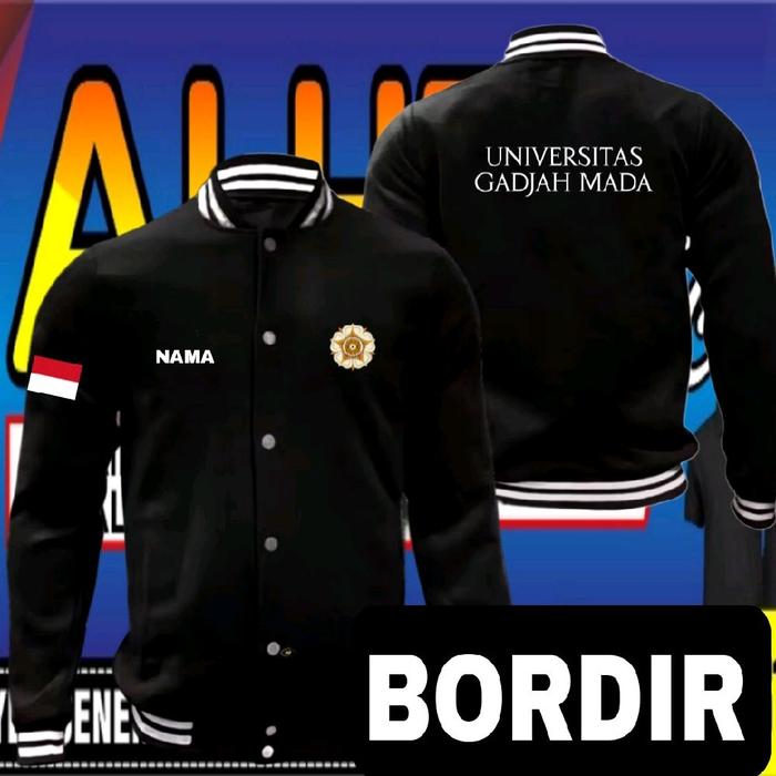 jaket bordir universitas gadjah Mada Jaket universitas gadjah Mada Jaket baseball universitas gadjah