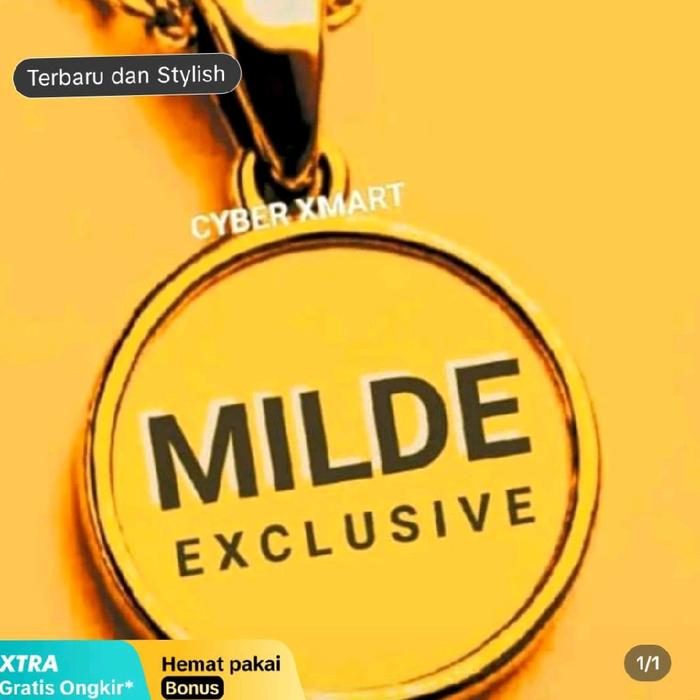 aksesoris kalung nama anti karat dan awet milde.