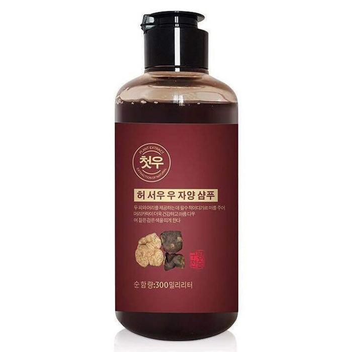 2pcs  Natural Polygonum multiflorum shampoo  Polygonum