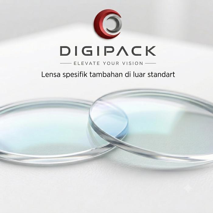 Digipack Kacamata Lensa Tambahan untuk Ukuran di Luar Standar Eyewear Glasses Spesifik