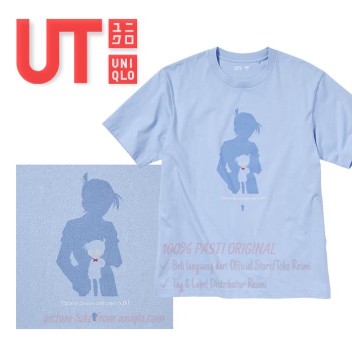 Kaos TShirt UT One Piece Naruto My Hero Academia AOT Bleach Kaos Lengan Pendek Kaos Original UNIQLO 