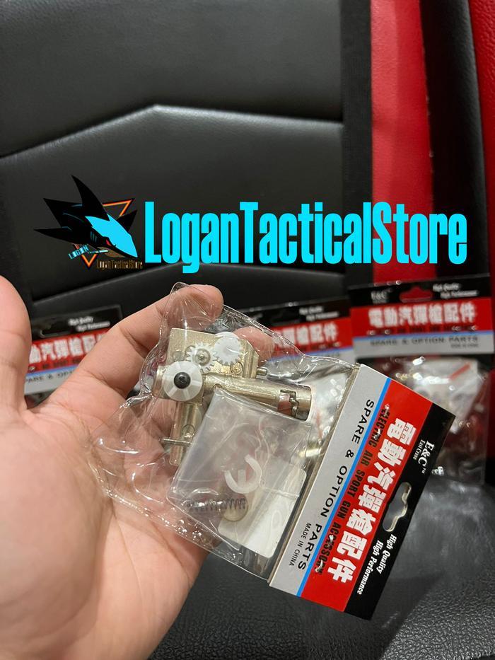 STOK TERBATAS !!!! HOP-UP CHAMBER ENC ALUMINUM FOR M4/M16 AEG SILVER TERJANGKAU