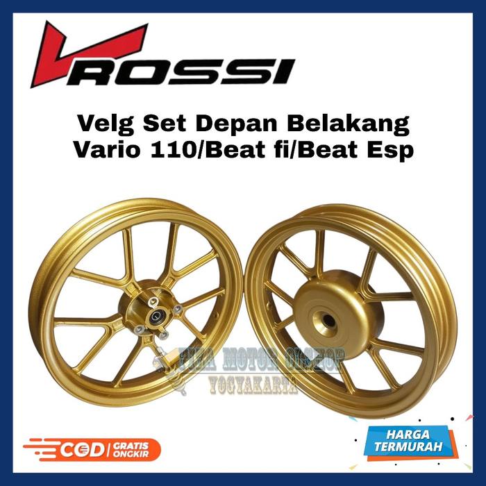 (TANGAN PERTAMA) VELG VROSSI PELEK VELK VENOM Y CALISTO VARIO 110 VARIO KARBU BEAT FI BEAT ESP MATIC