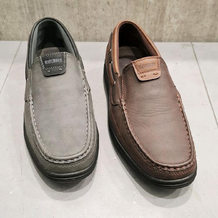 Watchout Sepatu Pria WV3301603 - Model Kasual dengan Desain Elegan dan Nyaman untuk Penggunaan Sehar
