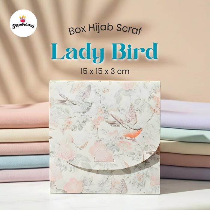 10 Pcs Box Hijab square/box scarf / box jilbab 15x15x3cm