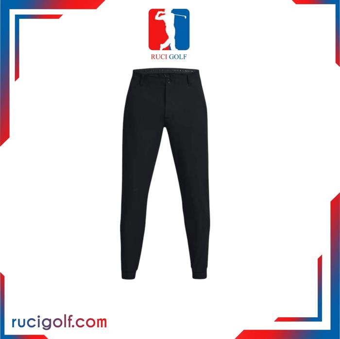 Jogger Pant Golf Pria Under Armour UA Drive 1382929 001 Black Original 4-Way Stretch Water-Repellent