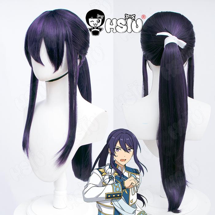 Souma Kanzaki Cosplay Wig Anime Ensemble Stars Cosplay HSIU Black and